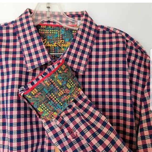 Robert Graham Other - Robert Graham 2XL XXL Mens Reverse Cuff Shirt